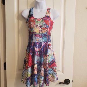 Disney Beauty & Beast Picture Dress